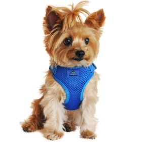 Wrap and Snap Choke Free Dog Harness by Doggie Design (Option: Cobalt BlueLarge)