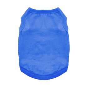 Cotton Dog Tank (Option: Nautical Blue3X-Large)