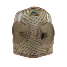 American River Solid Ultra Choke Free Dog Harness (Option: Fossil BrownMedium)